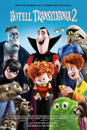 Plakat for 'Hotell Transylvania 2 (3D, norsk tale)'