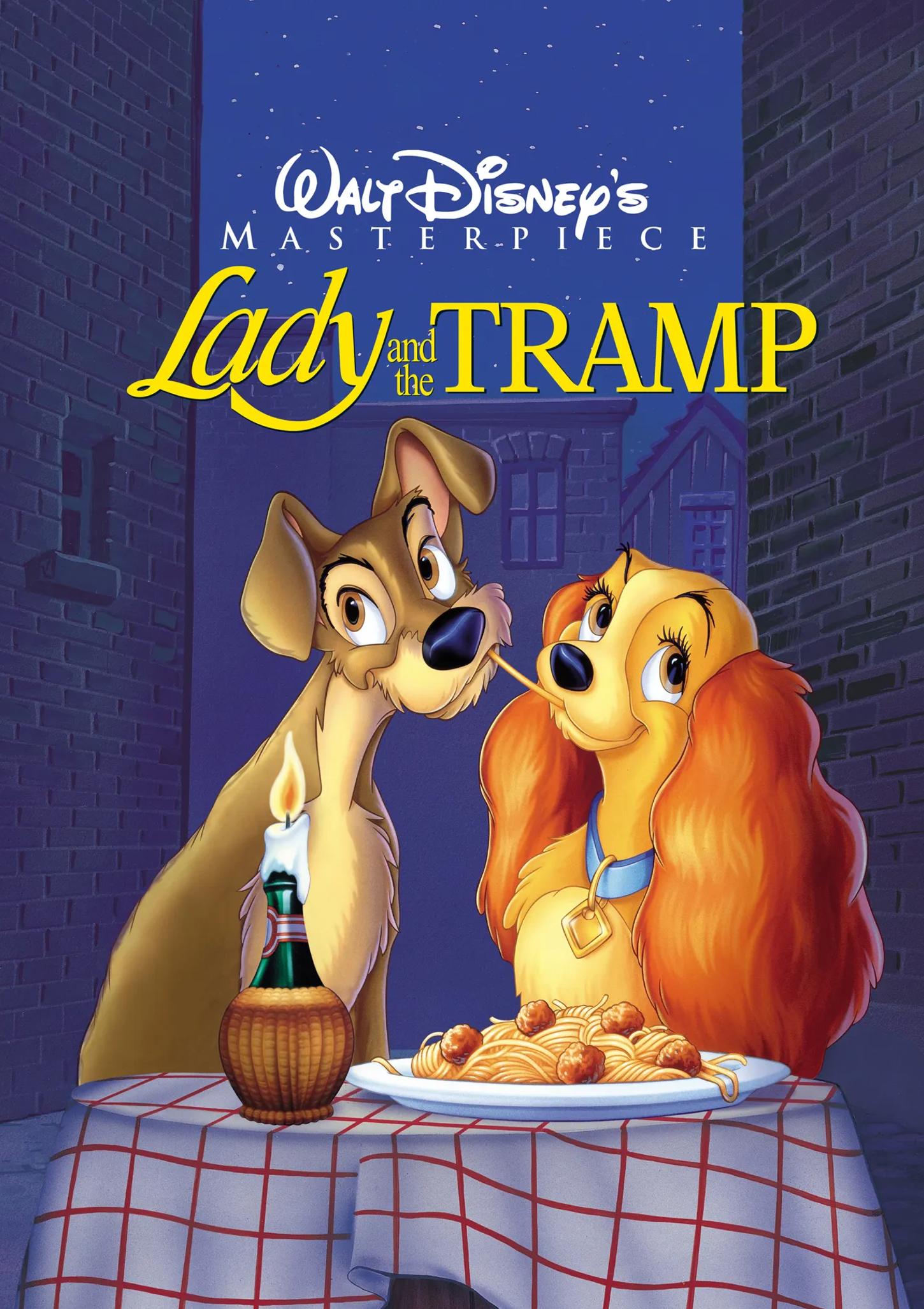 Plakat for 'Lady og Landstrykeren'