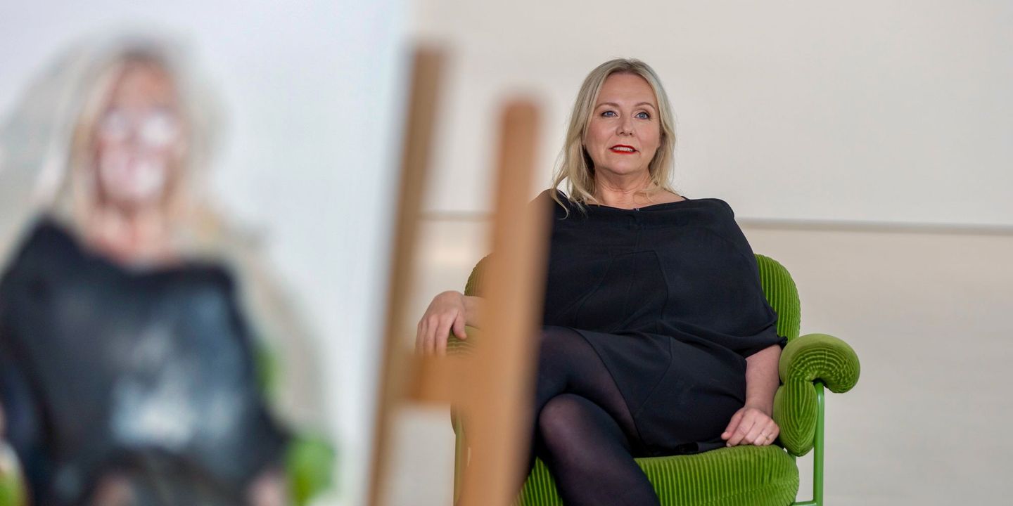 Linn Skåber i Portrettmesterskapet