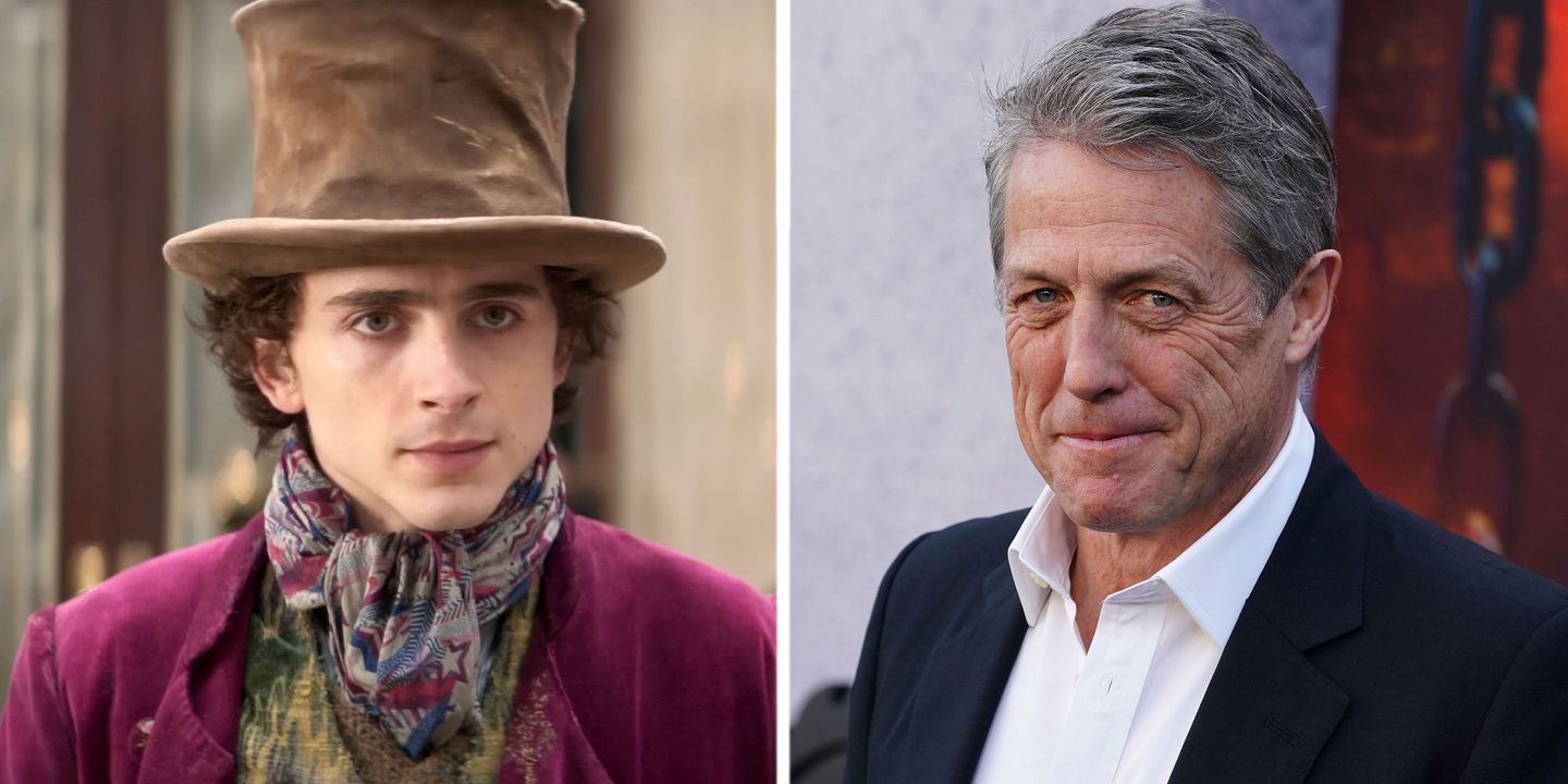 Timothee Chalamet i Wonka og Hugh Grant