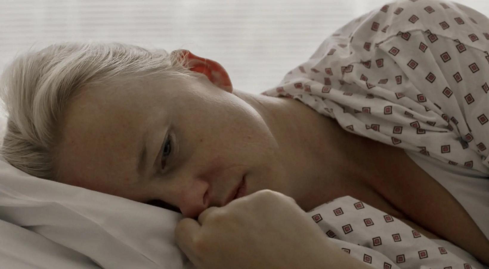 a person lying down