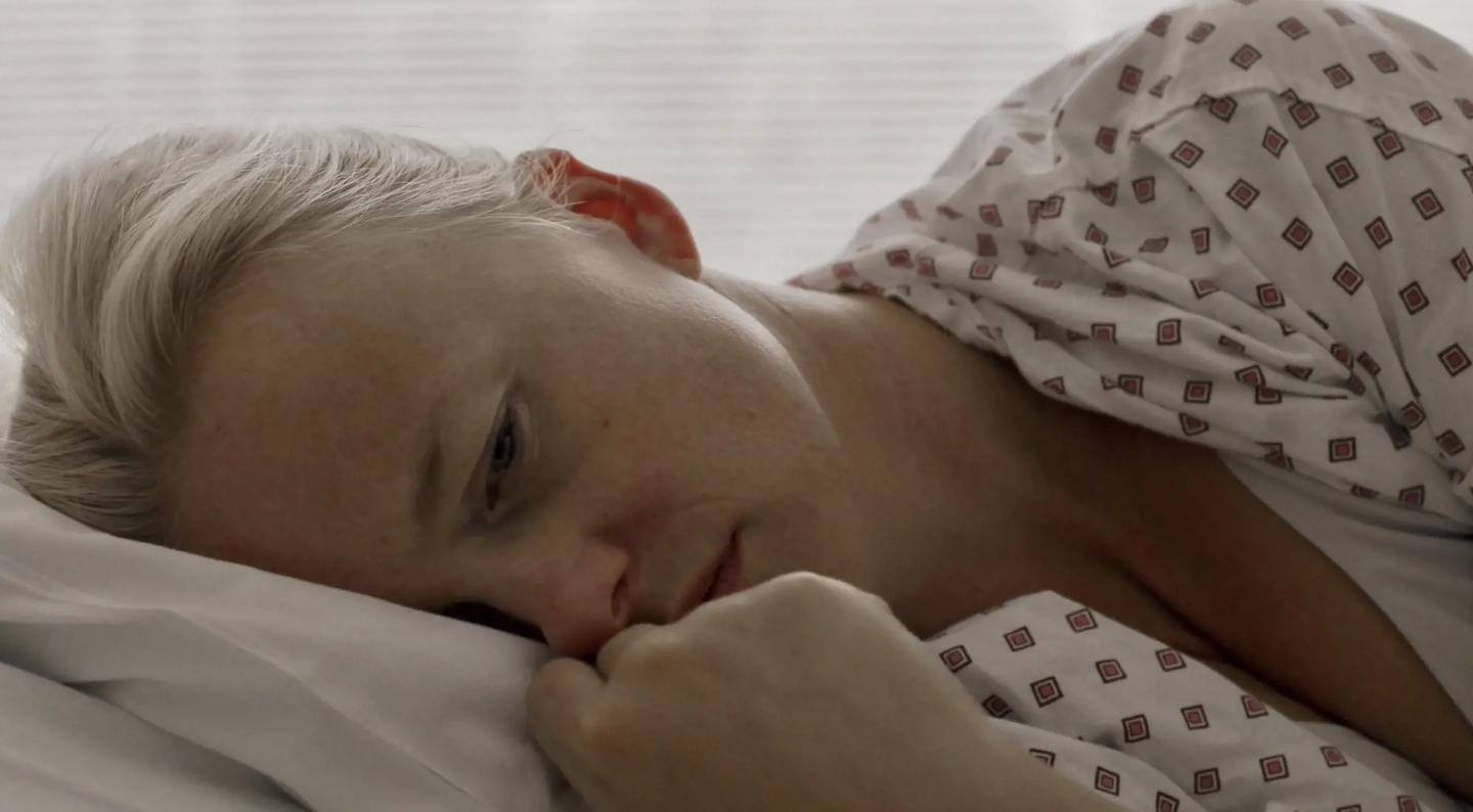 a person lying down