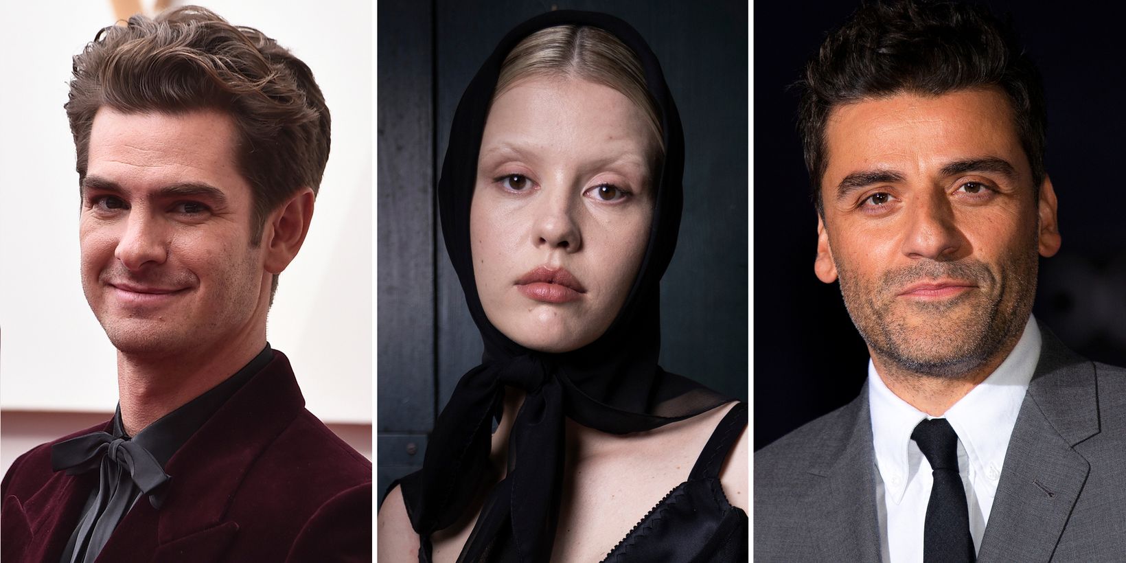 Andrew Garfield, Mia Goth og Oscar Isaac
