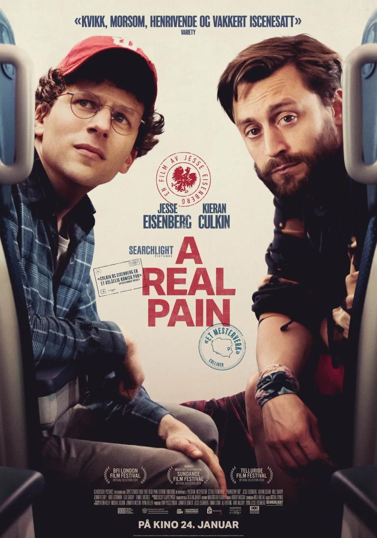 Plakat for 'A Real Pain'