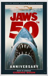 Plakat for 'JAWS (50TH ANNIVERSARY RE-ISSUE) (2025)'