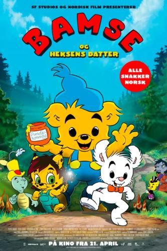 Plakat for 'Bamse og heksens datter'