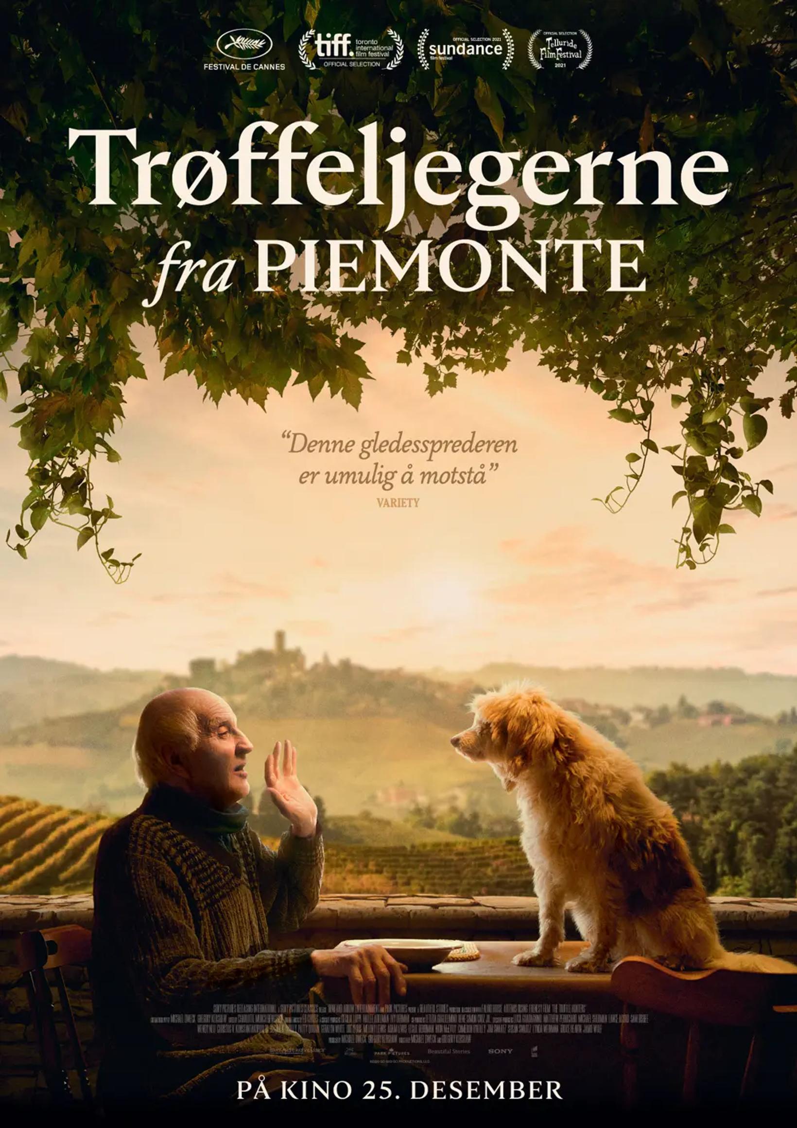 Plakat for 'Trøffeljegerne fra Piemonte'