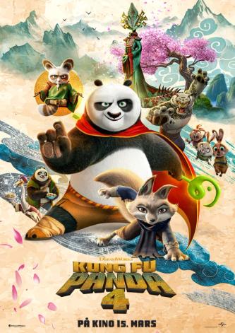Plakat for 'Kung Fu Panda 4'