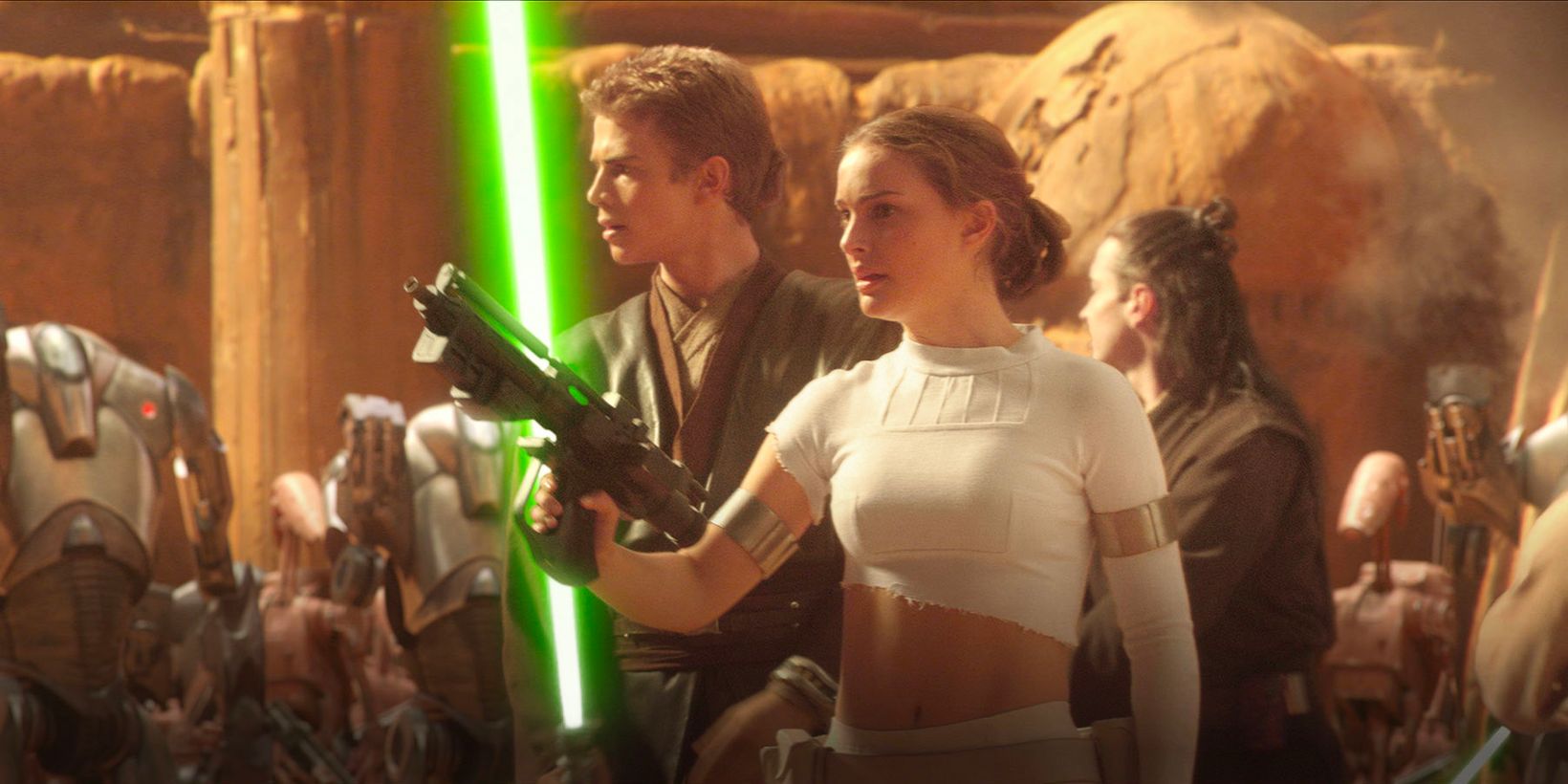 Natalie Portman og Hayden Christensen i Star Wars Episode II: Klonene angriper/Attack of the Clones (2002)