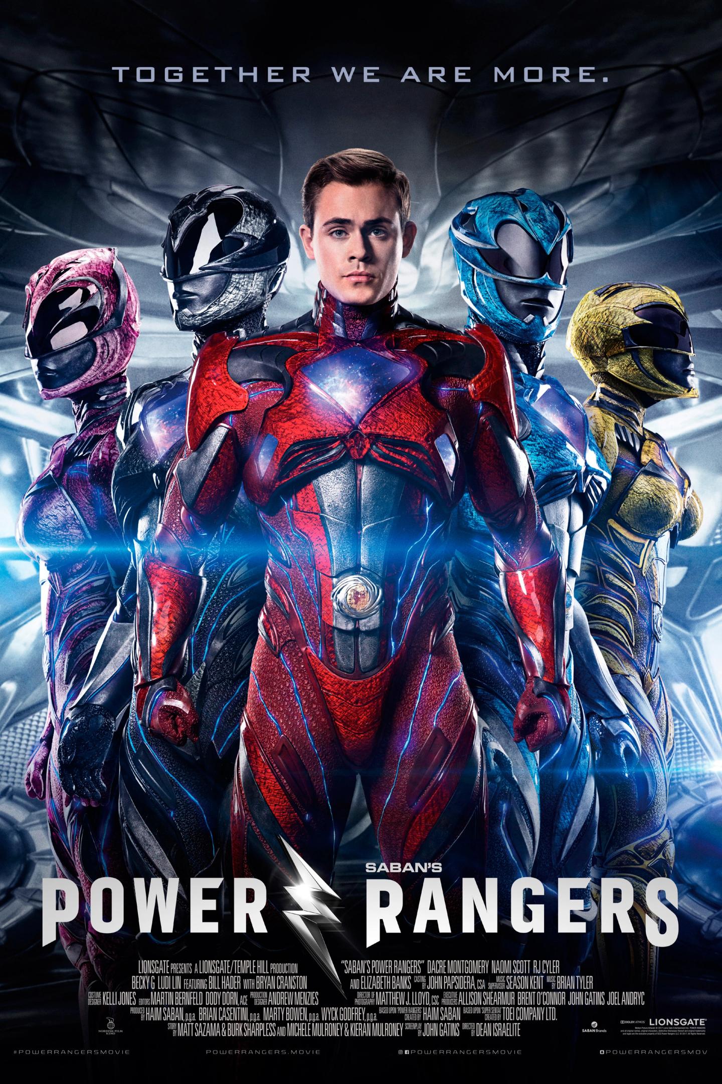 Plakat for 'Power Rangers'