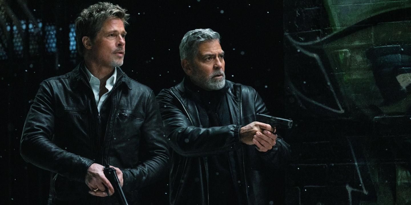 Brad Pitt og George Clooney i Wolfs