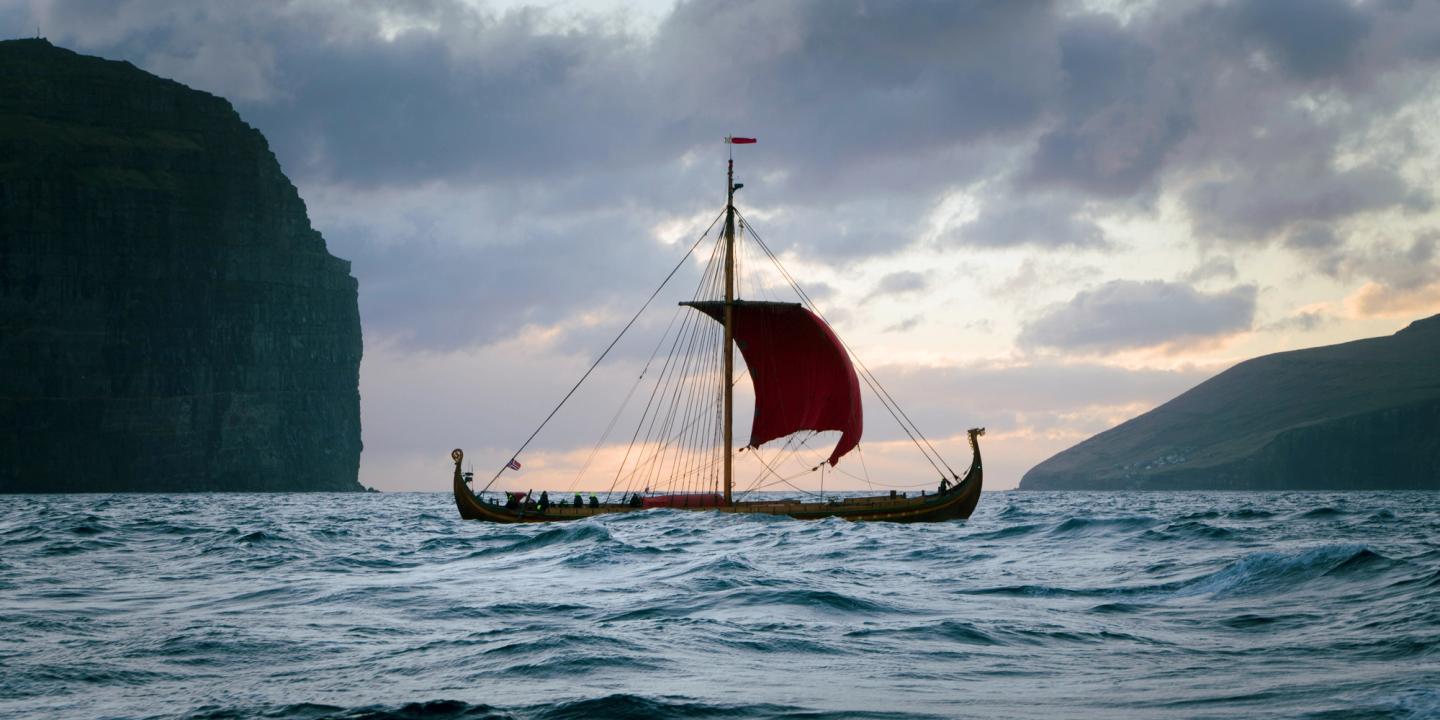Det norske skipet Draken og mannskapet er med i The Odyssey