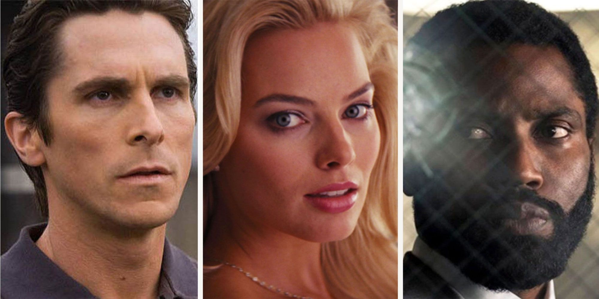 Christian Bale, Margot Robbie og John David Washington
