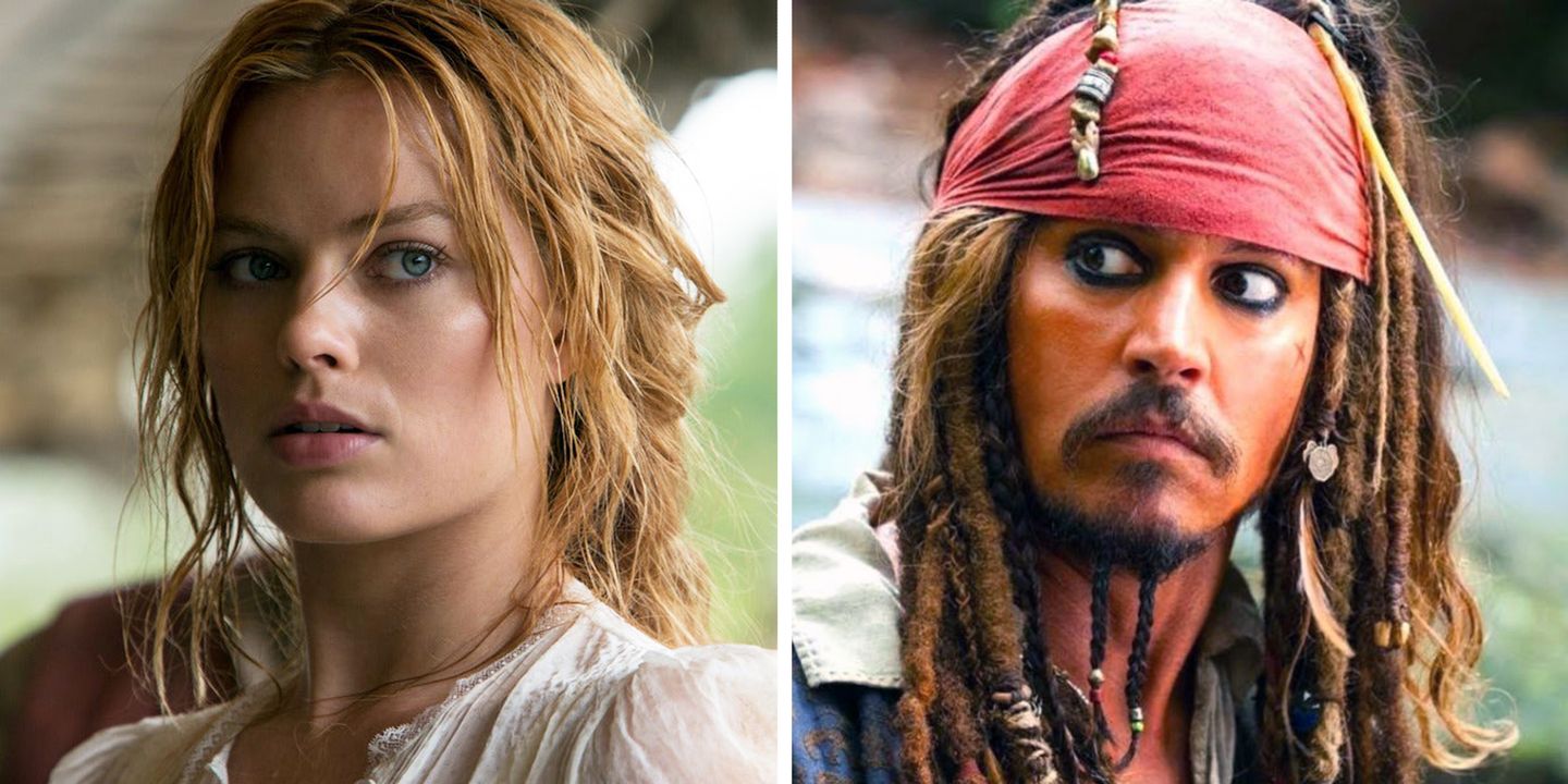 Margot Robbie, Johnny Depp, Pirates of the Caribbean