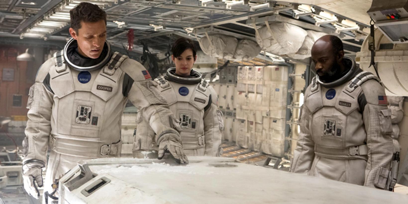 Matthew McConaughey og Anne Hathaway i Interstellar