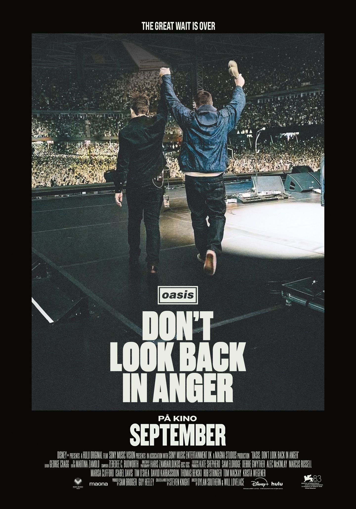 Plakat for 'Oasis: Don't Look Back in Anger'