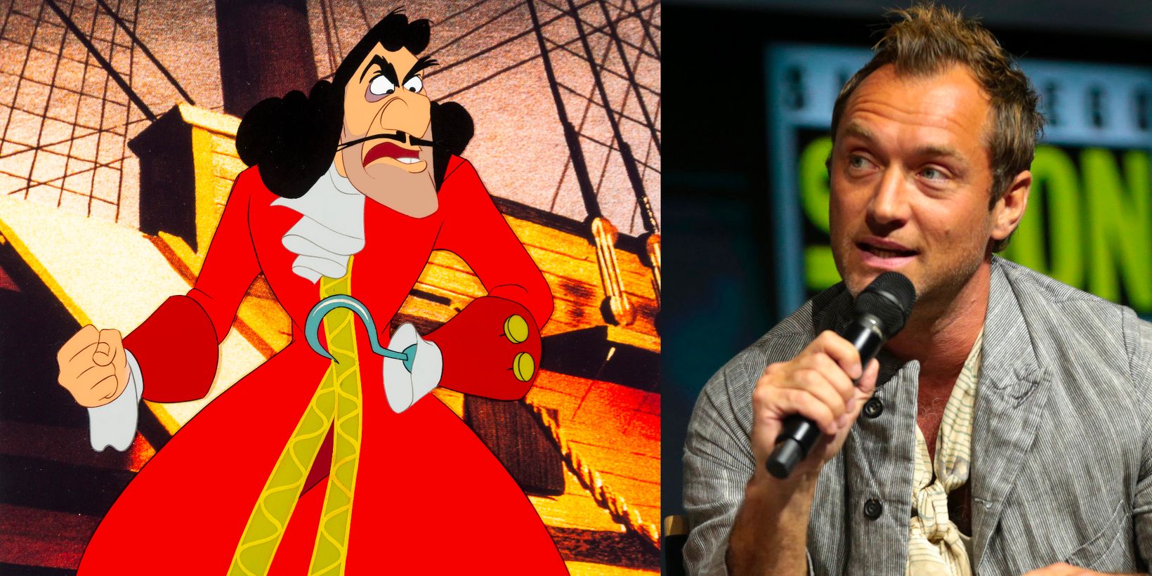 Kaptein Krok fra Peter Pan og Jude Law