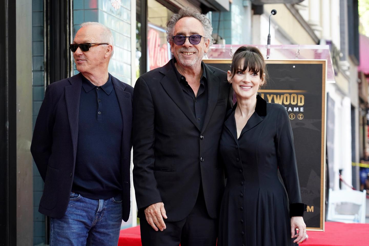 Michael Keaton, Tim Burton og Winona Ryder