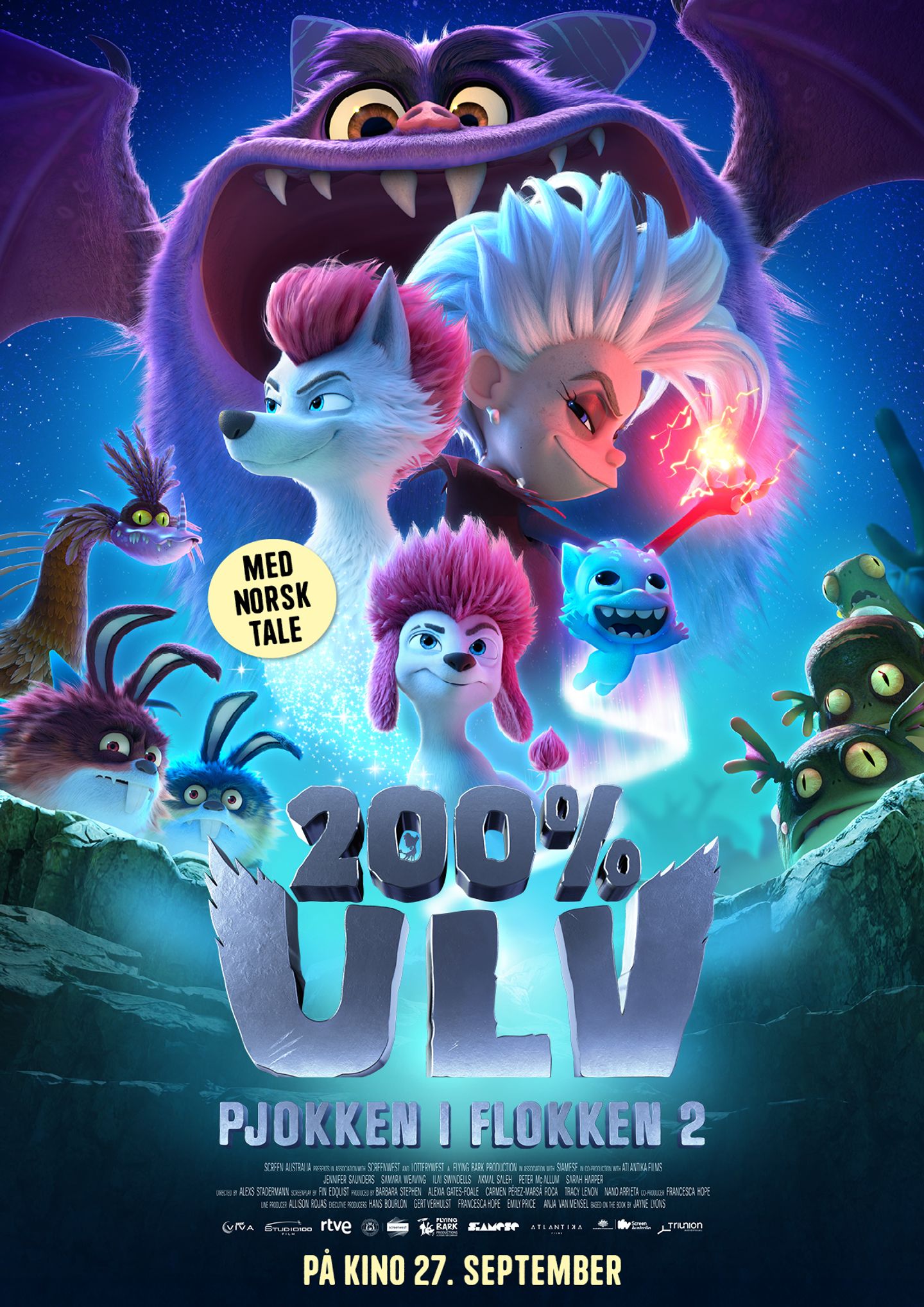 Plakat for '200% Ulv - Pjokken i flokken 2'