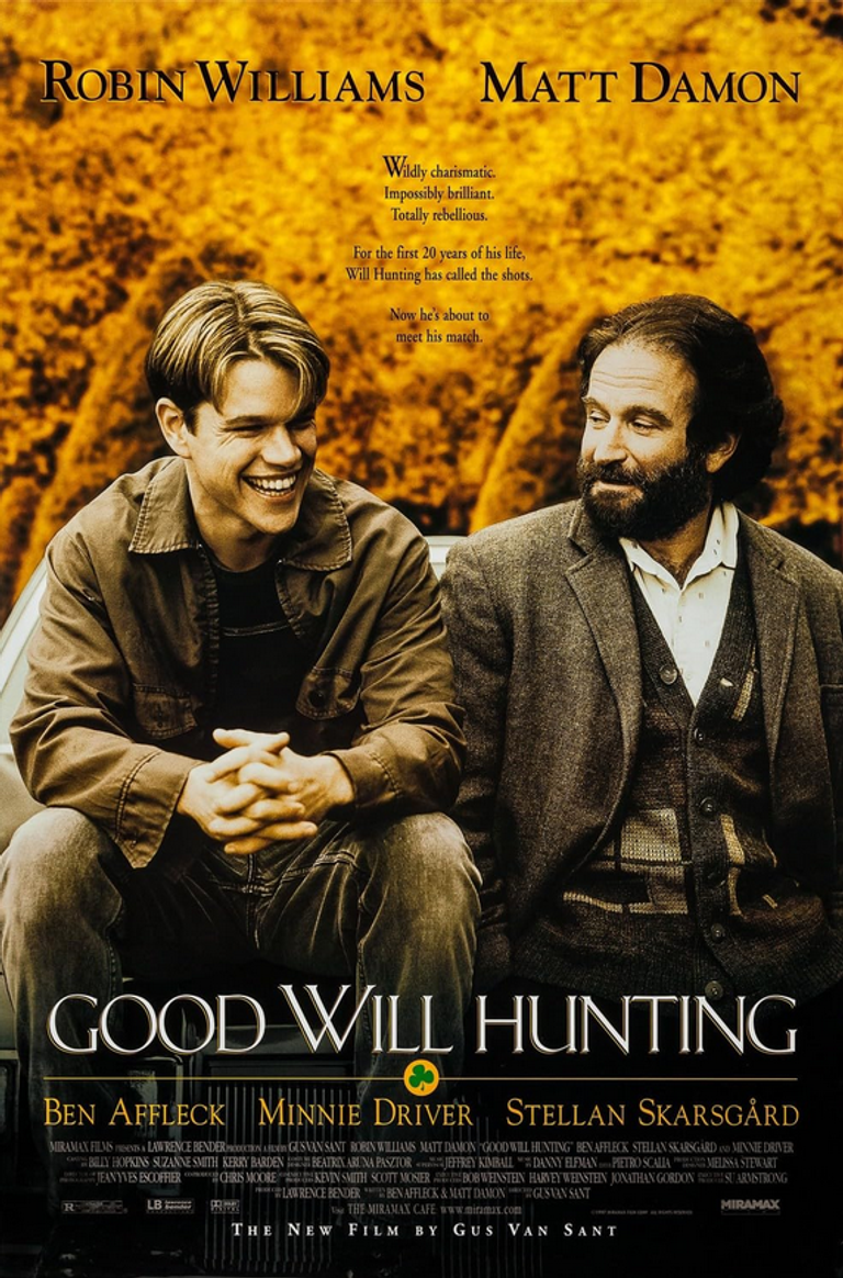 Plakat for 'Grimstad Filmklubb: Good Will Hunting'