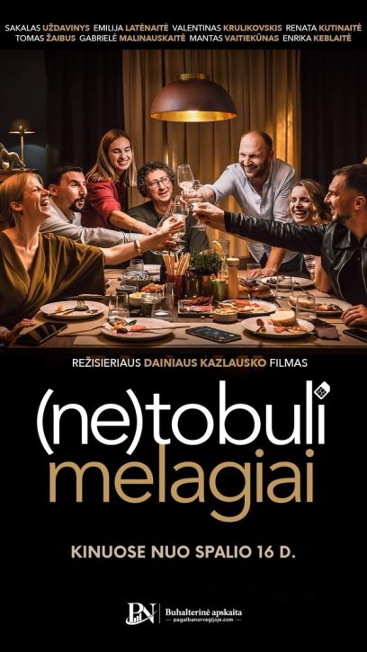 Plakat for '(NE)TOBULI MELAGIAI'