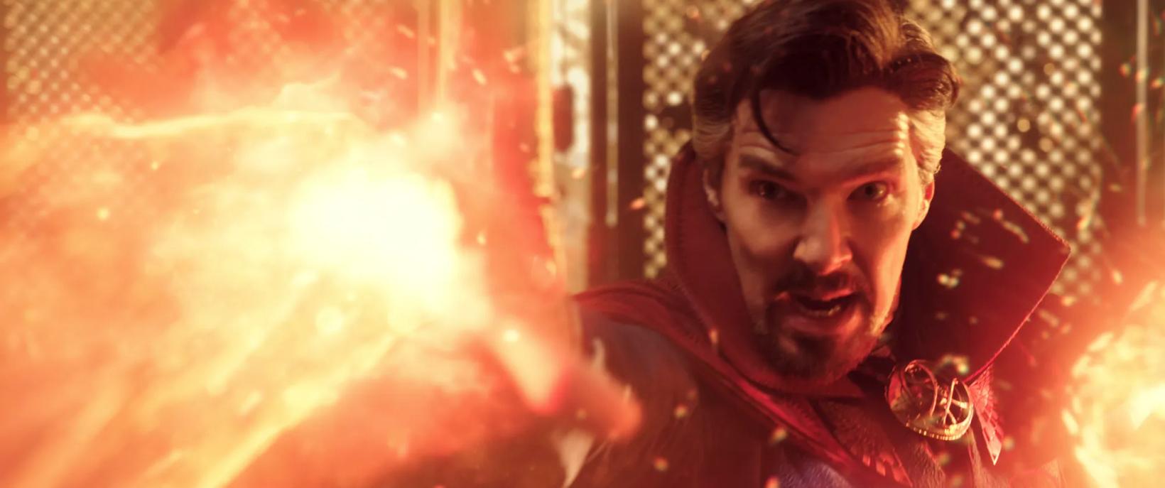 Benedict Cumberbatch with a red shirt