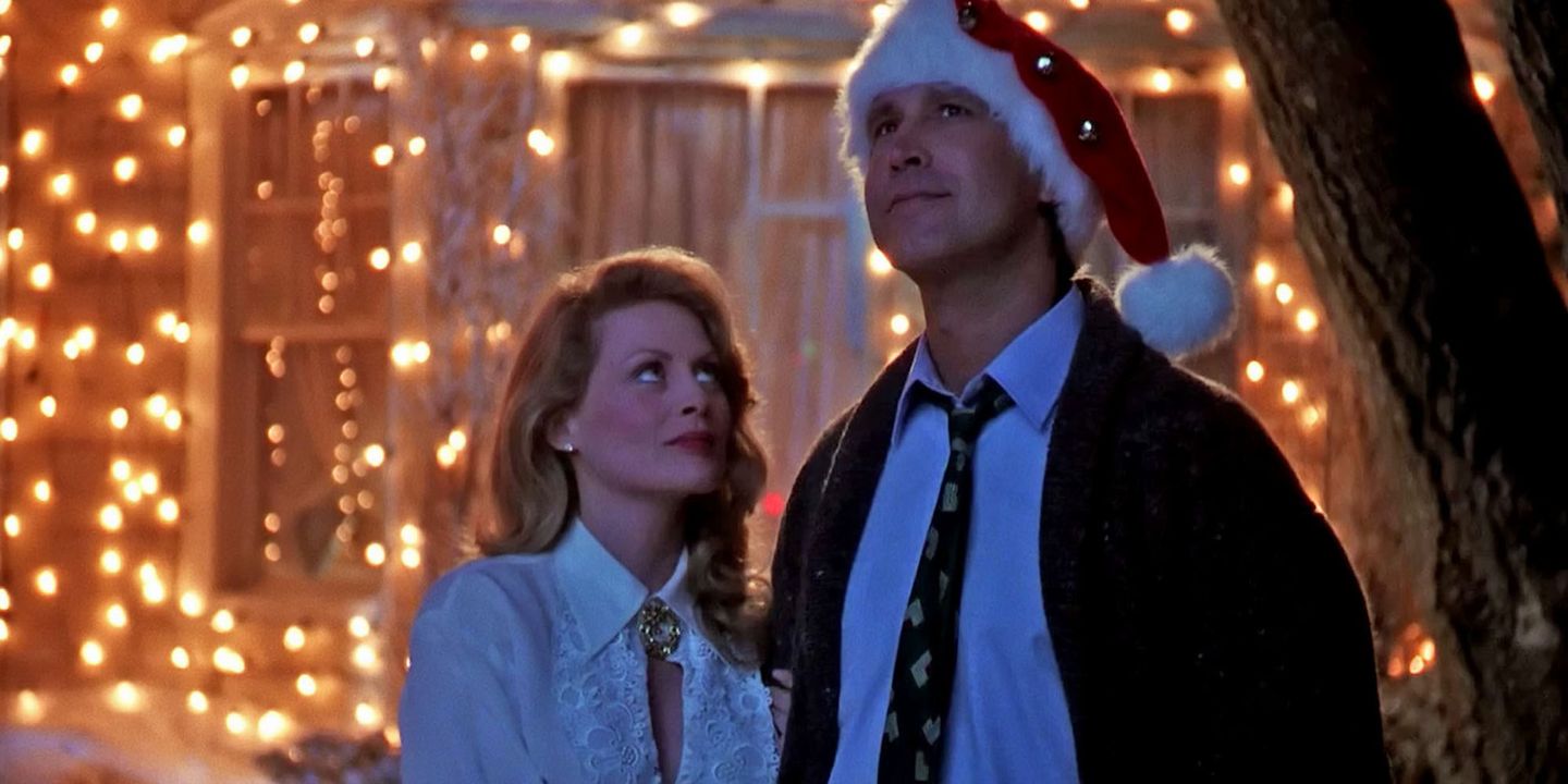 Beverly D'Angelo og Chevy Chase i Hjelp, det er juleferie!