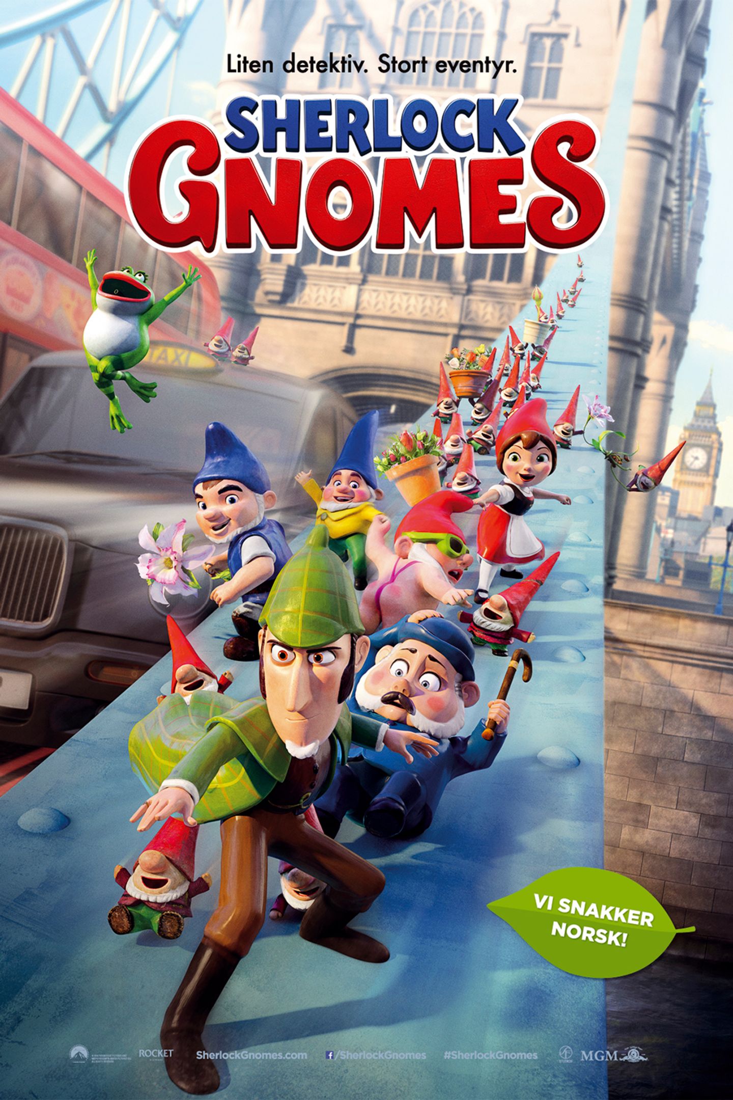 Plakat for 'Sherlock Gnomes (Norske stemmer)'