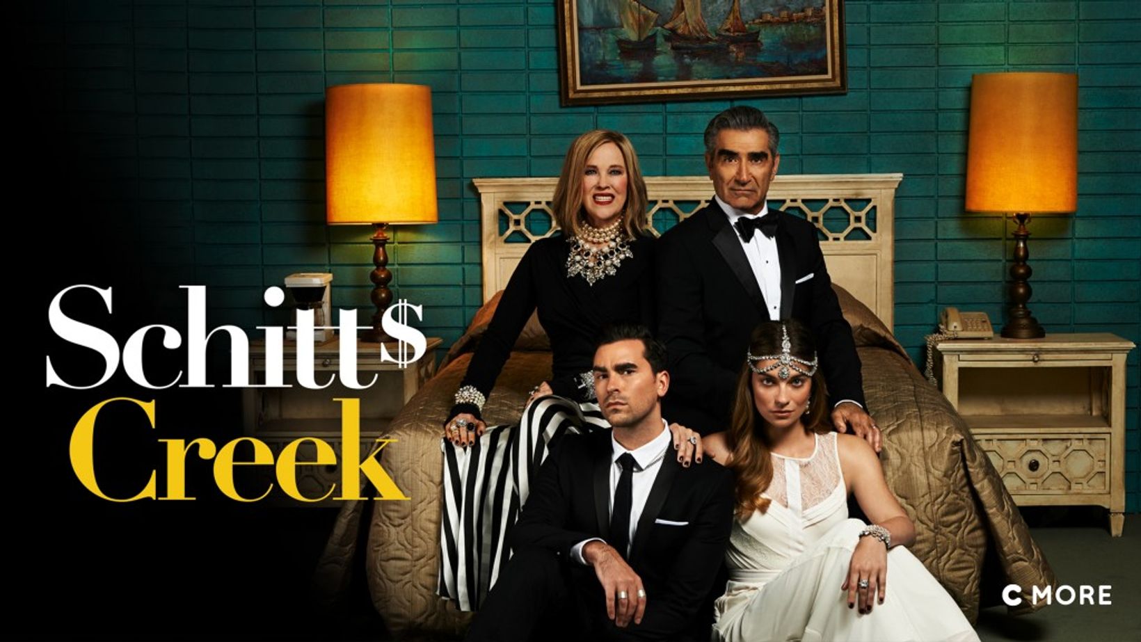 Schitt's Creek med CMore-logo
