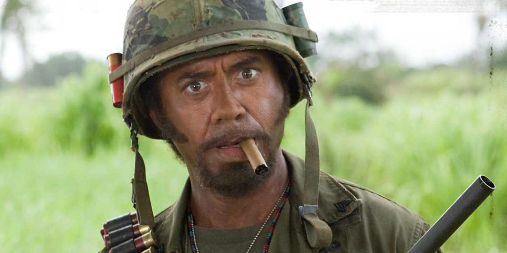Robert Downey Jr. i Tropic Thunder