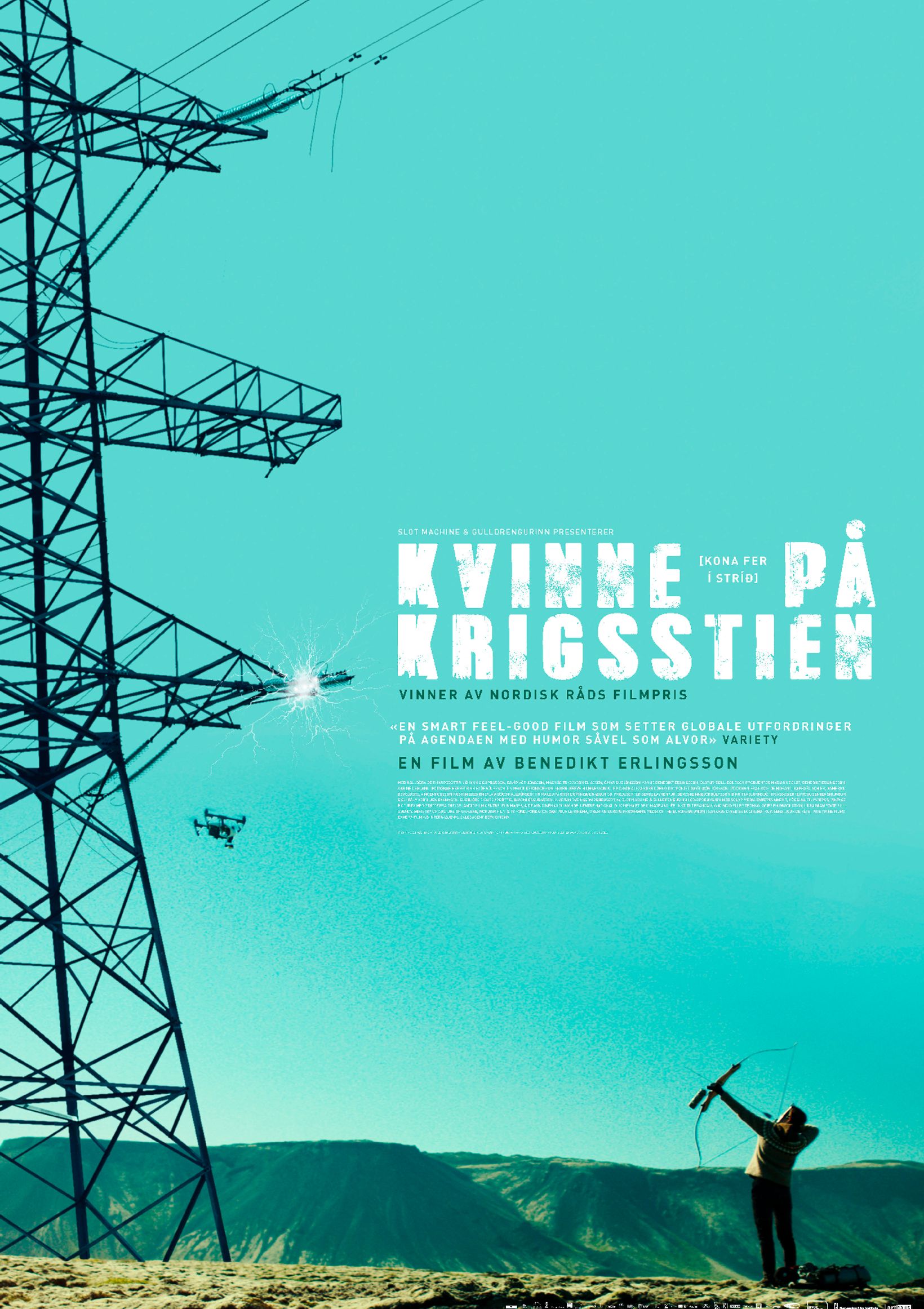 Plakat for 'Kvinne på krigsstien'