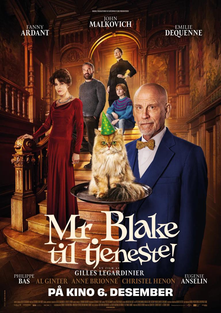 Plakat for 'Mr Blake til tjeneste'