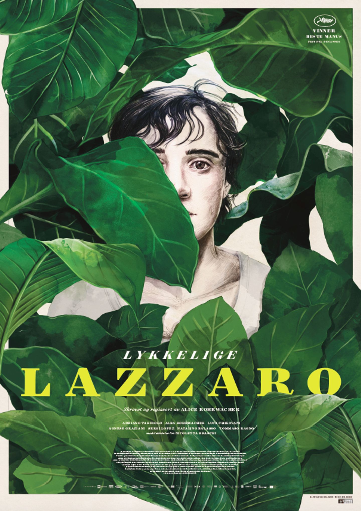 Plakat for 'Lykkelige Lazzaro'