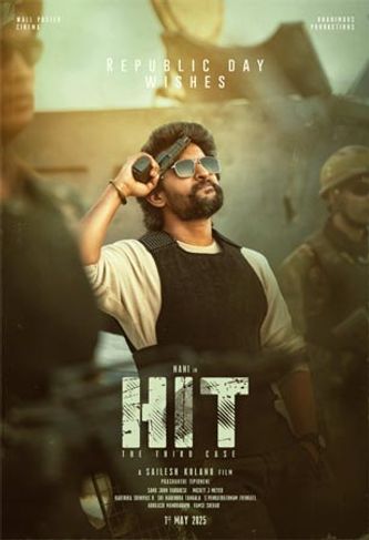 Plakat for 'HIT 3: The Third Case - Telugu'