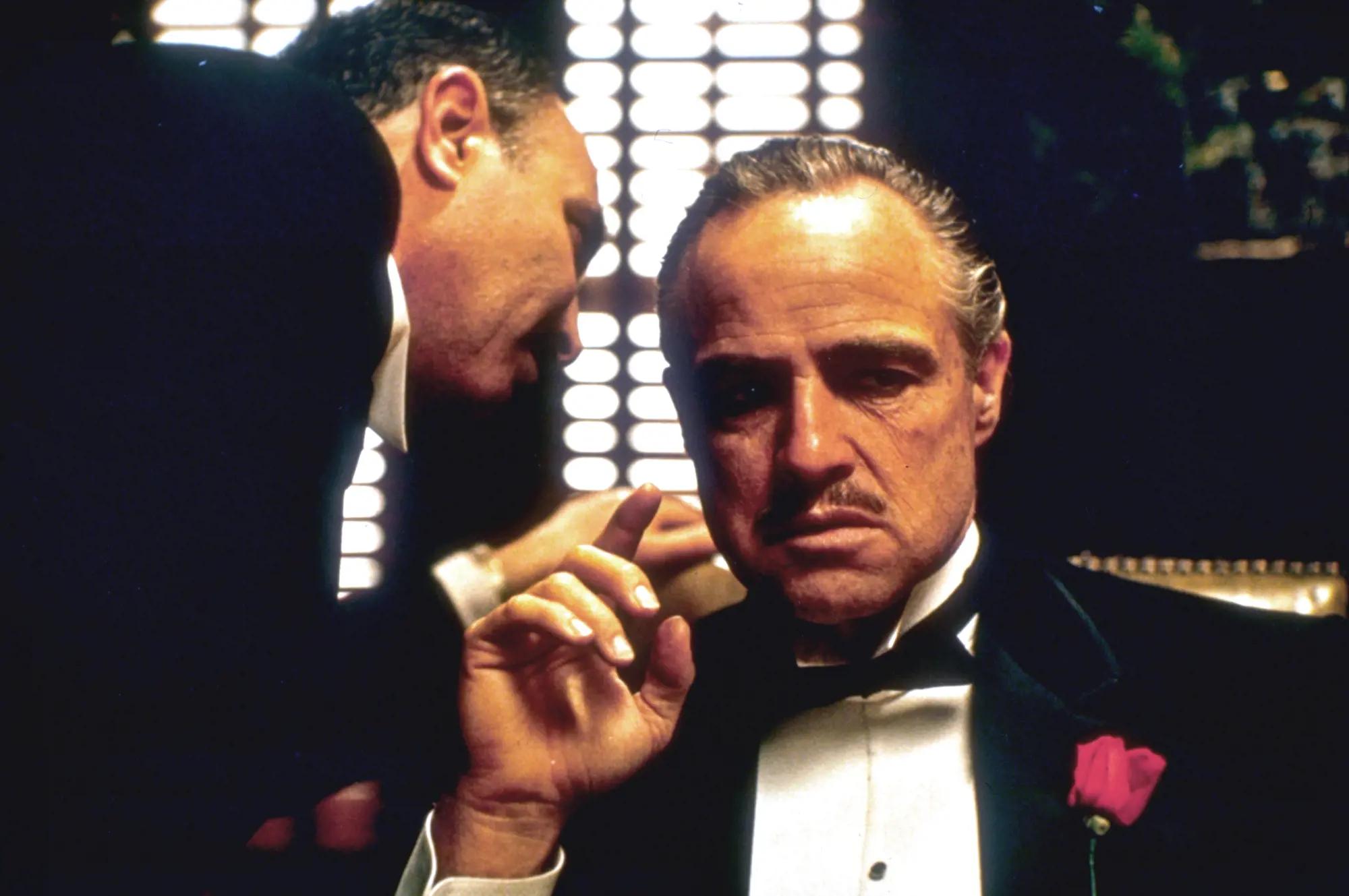 Marlon Brando in a suit