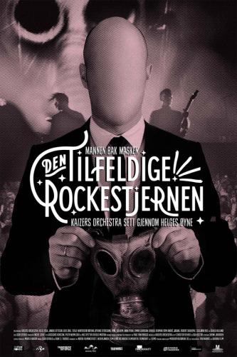 Plakat for 'Den tilfeldige rockestjernen'