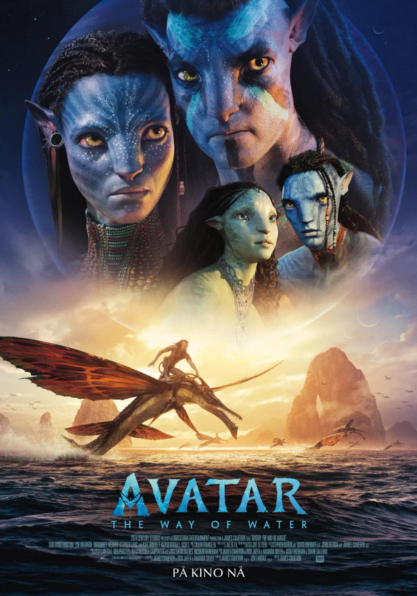 Plakat for 'Avatar: The Way of Water'