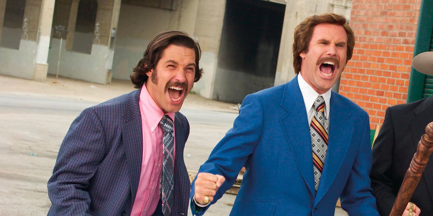 Paul Rudd og Will Ferrell i Anchorman: The Legend of Ron Burgundy