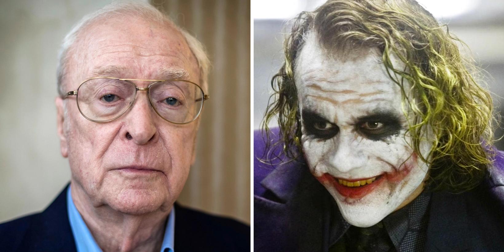Michael Caine og Heath Ledger