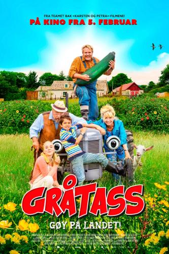 Plakat for 'Gråtass - gøy på landet!'