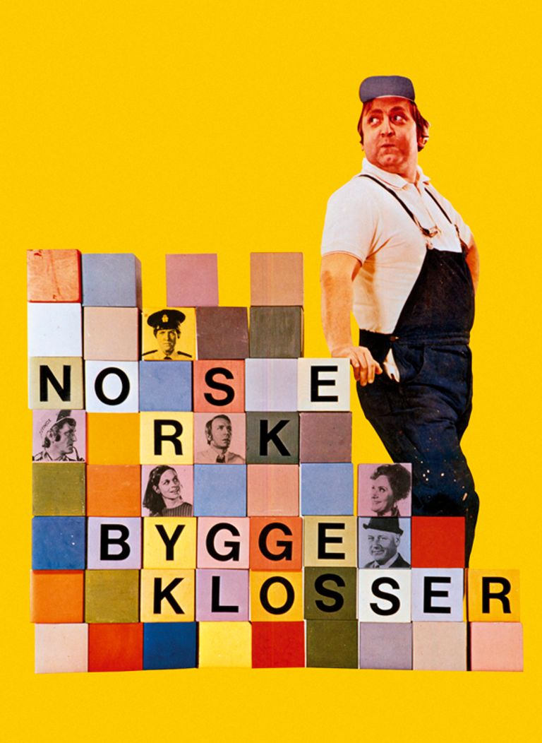 Plakat for 'Norske byggeklosser'