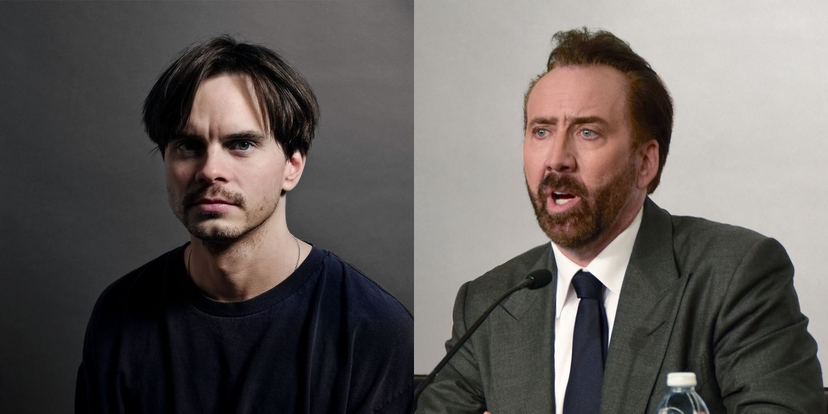 Kristoffer Borgli og Nicolas Cage