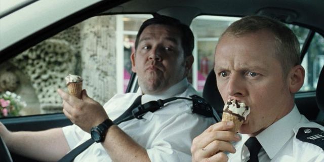 Simon Pegg i Hot Fuzz