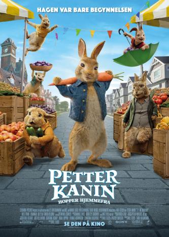 Plakat for 'Petter Kanin hopper hjemmefra'