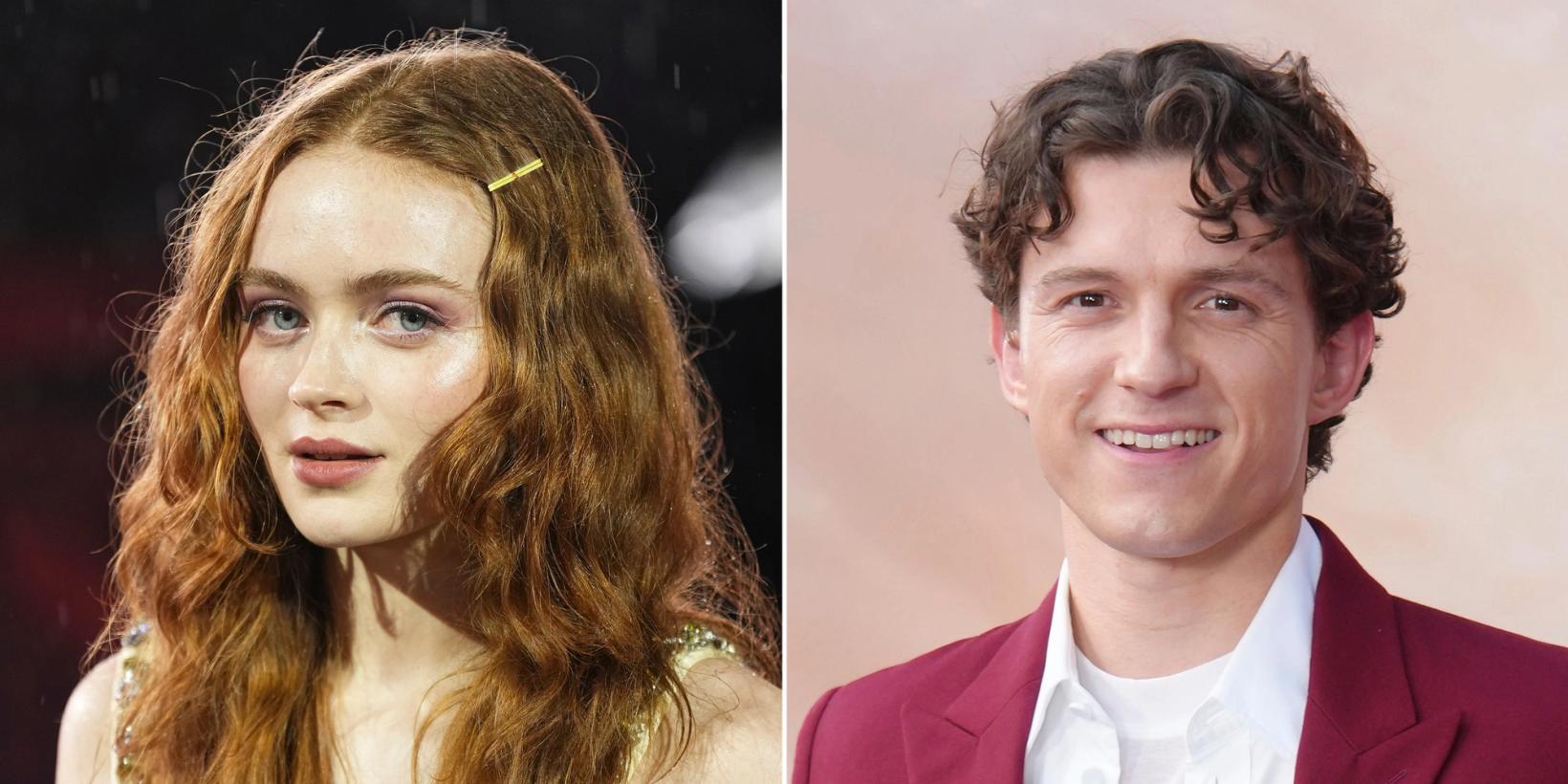 Sadie Sink og Tom Holland