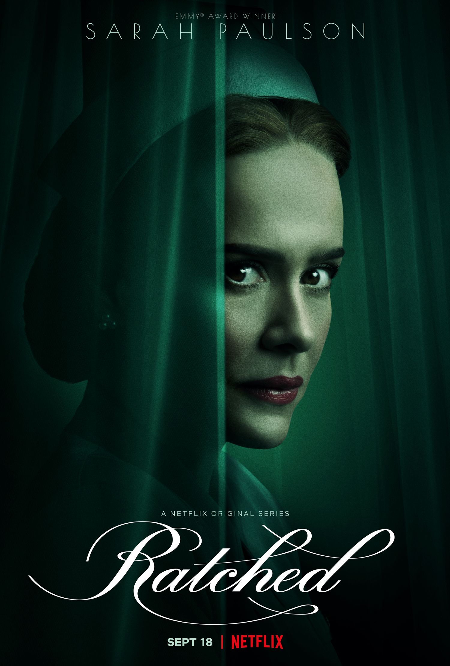 Sarah Paulson som Nurse Mildred Ratched i Ratched