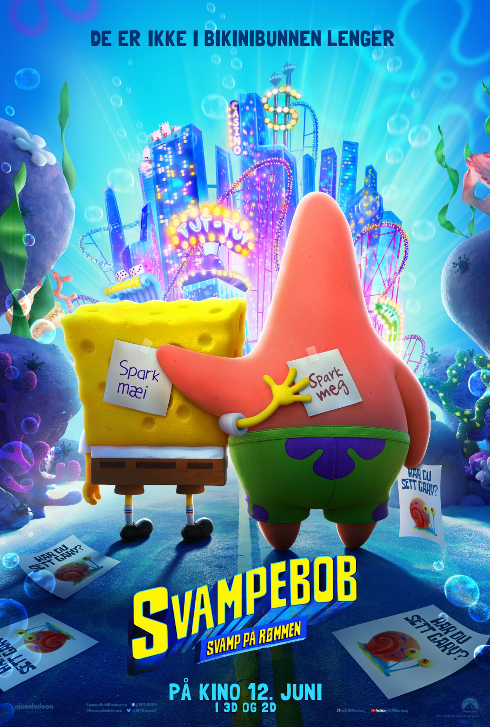 Plakat for 'Svampebob: Svamp på rømmen'