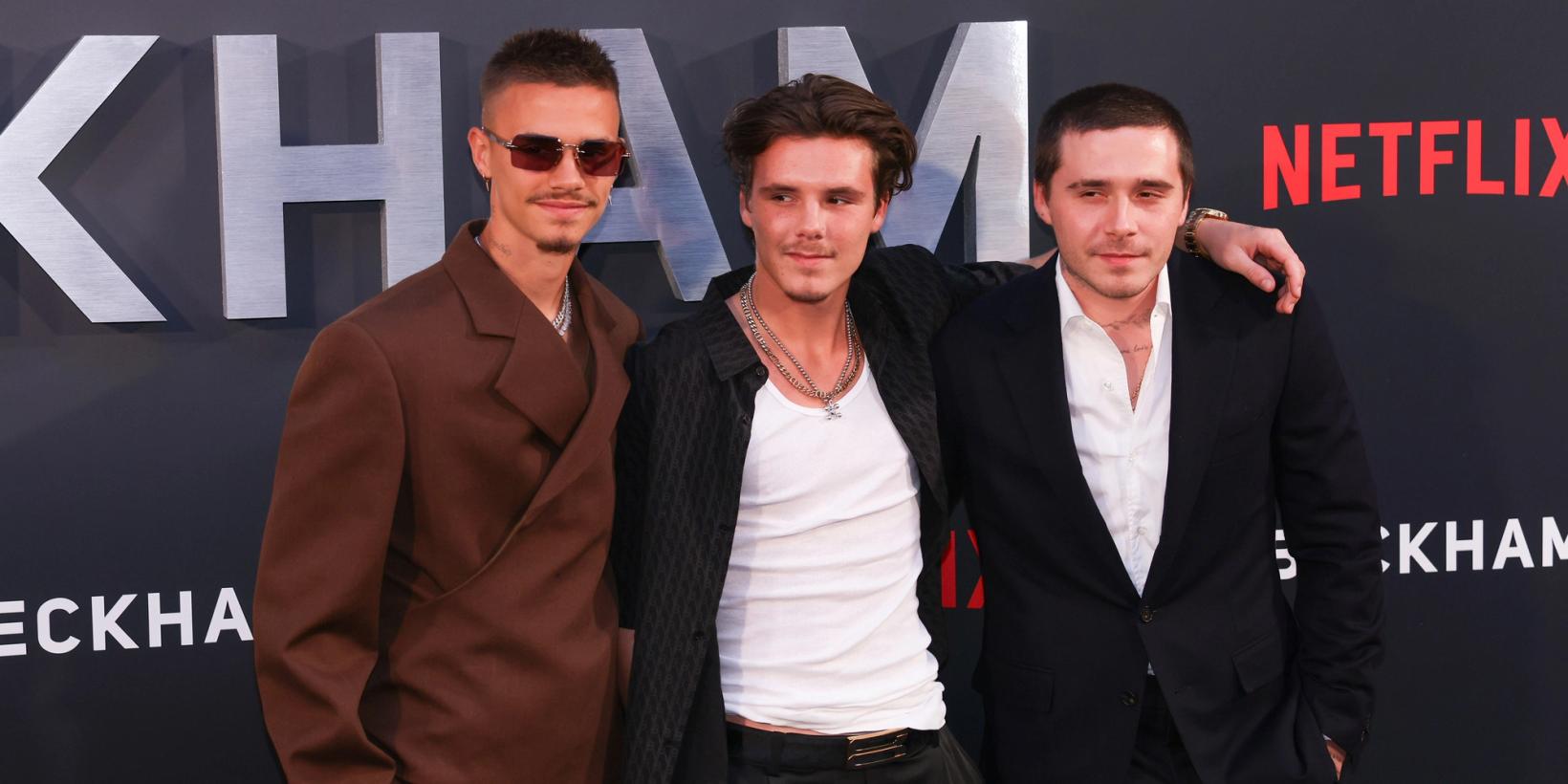 Romeo, Cruz og Brooklyn Beckham