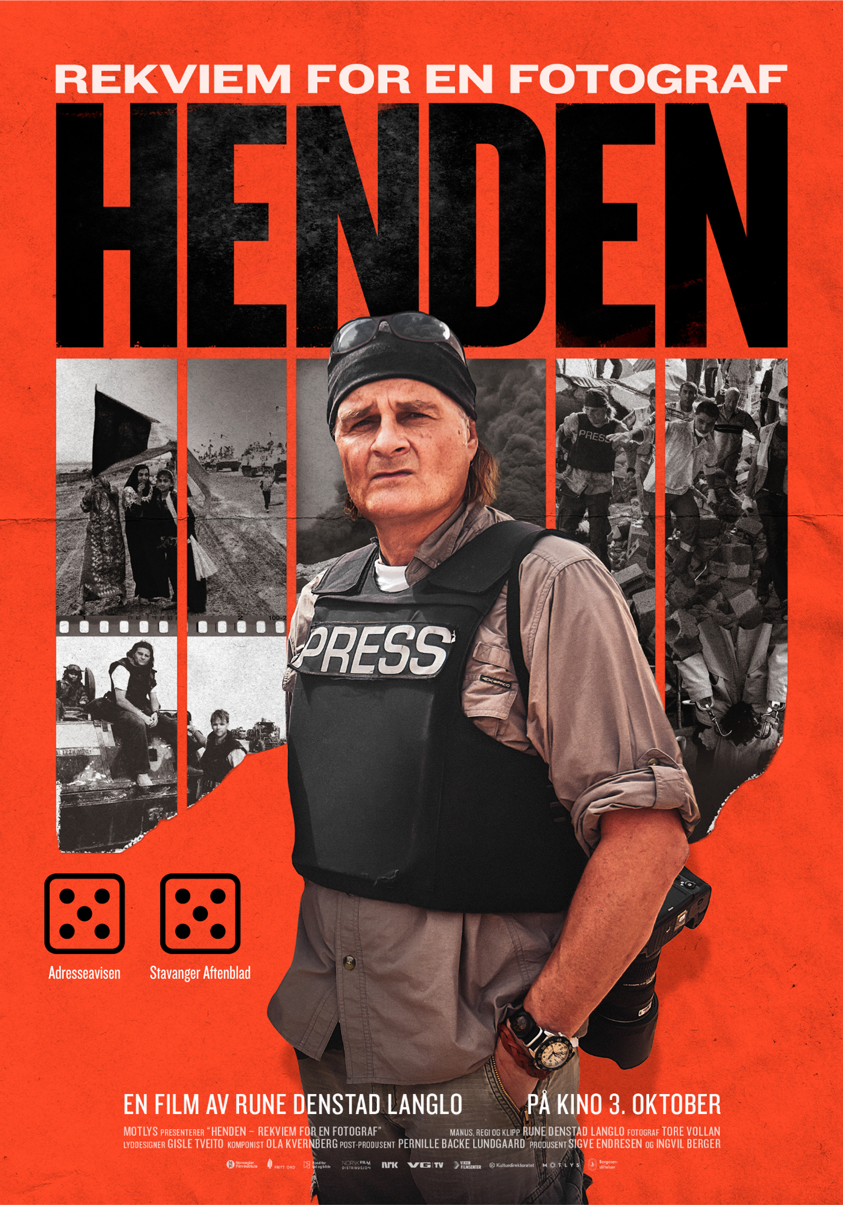 Plakat for 'Henden – rekviem for en fotograf'