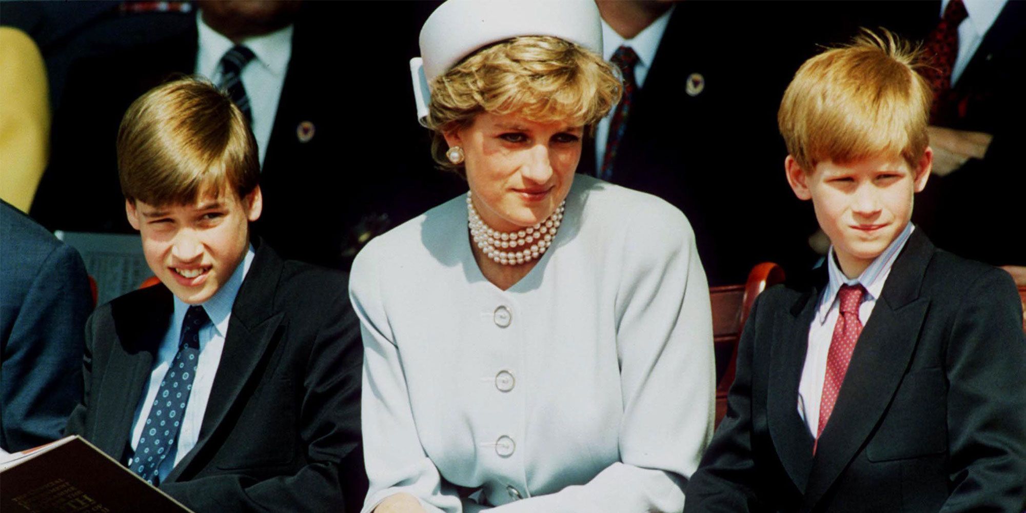 Prins William, prinsesse Diana og prins Harry